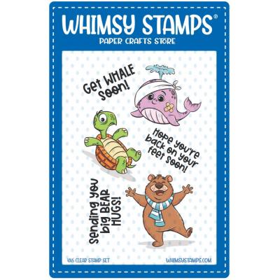 Whimsy Stamps Stempel - Get Well Hugs